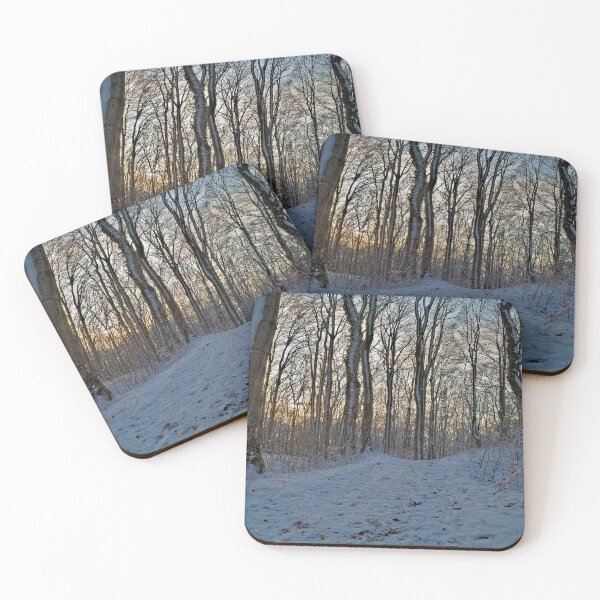 Item preview, Sunset in the winter forest III designed and sold by frankuffmann.