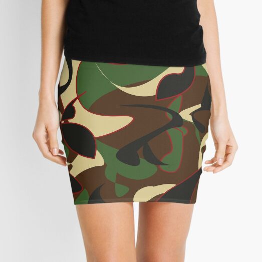 Apache Print Mini Skirt
