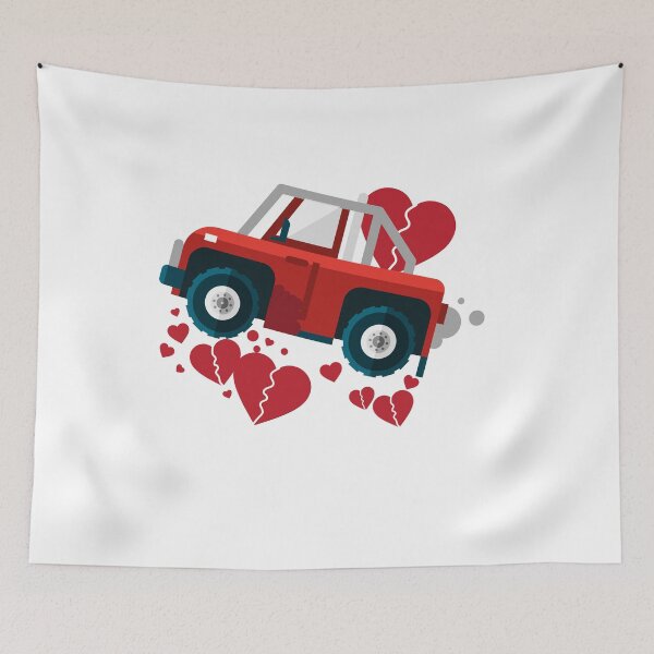 Item preview, Heart Crusher shirt, Boy Valentines Day T Shirt, Truck Tee designed and sold by TheFlipRepublic.