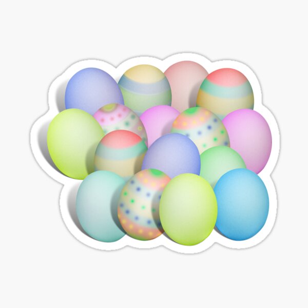 Item preview, Pastel Colored Easter Eggs designed and sold by Gravityx9.