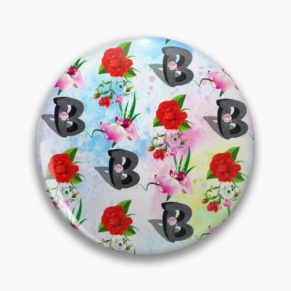 Item preview, Floral Letter B patterns  designed and sold by MoSaid.