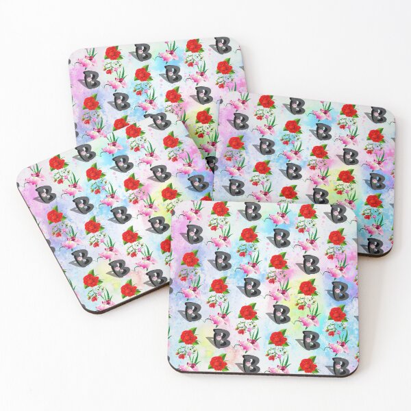 Item preview, Floral Letter B patterns  designed and sold by MoSaid.