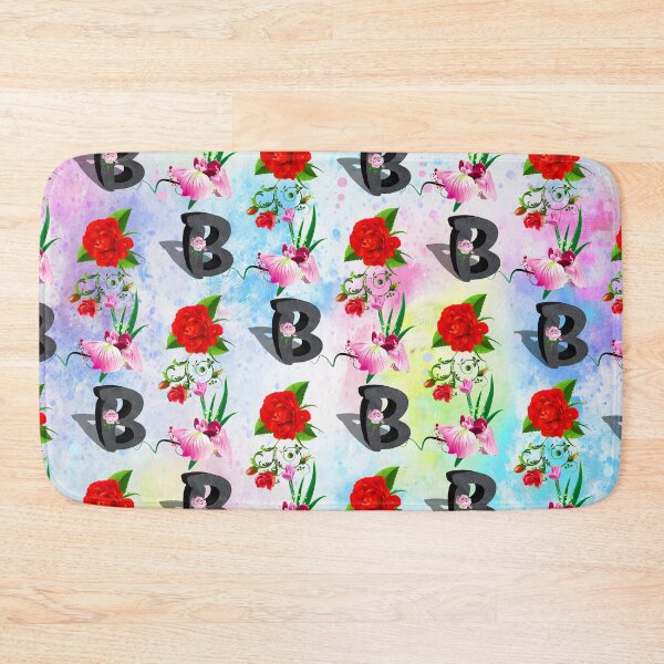 Item preview, Floral Letter B patterns  designed and sold by MoSaid.