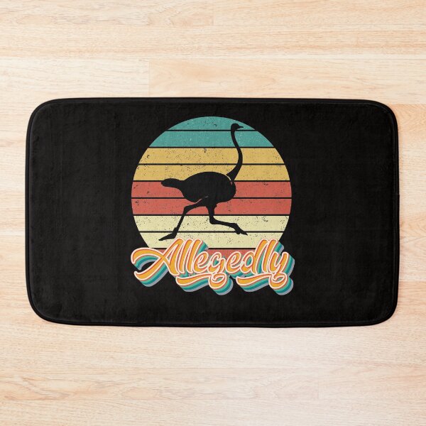 Item preview, Allegedly:Retro Vintage Allegedly Ostrich funny gift  designed and sold by mohmmed22.