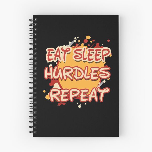 Item preview, eat sleep hurdles repeat designed and sold by hakiseller.