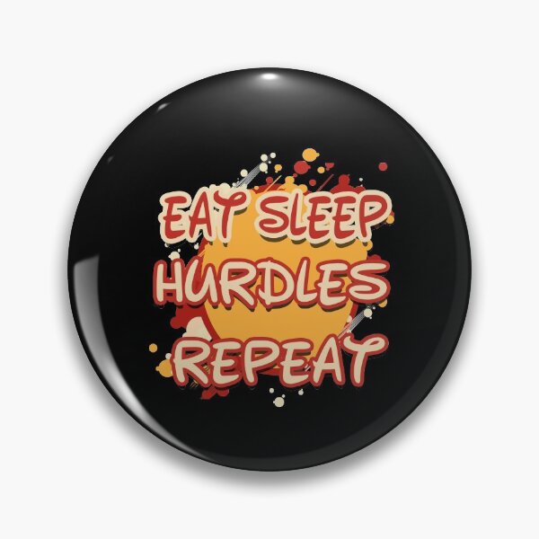 Item preview, eat sleep hurdles repeat designed and sold by hakiseller.