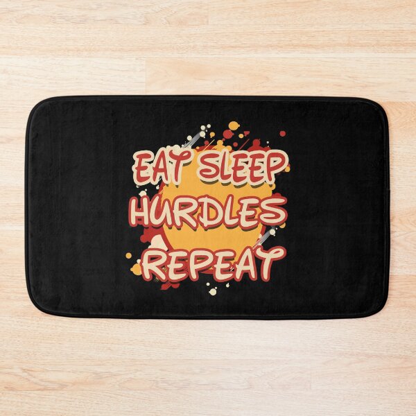 Item preview, eat sleep hurdles repeat designed and sold by hakiseller.