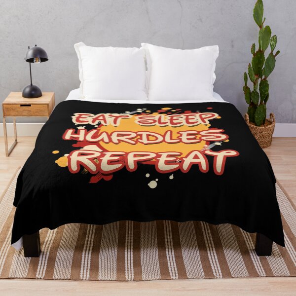 Item preview, eat sleep hurdles repeat designed and sold by hakiseller.