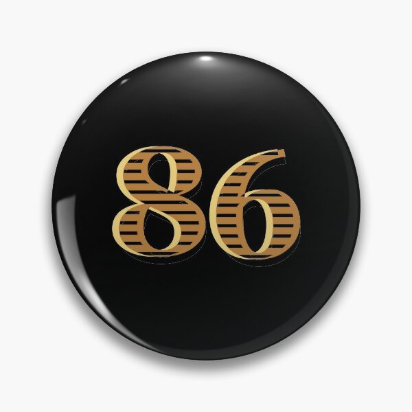 55 Gold Number Fifty five Sticker for Sale by Kiwwwi