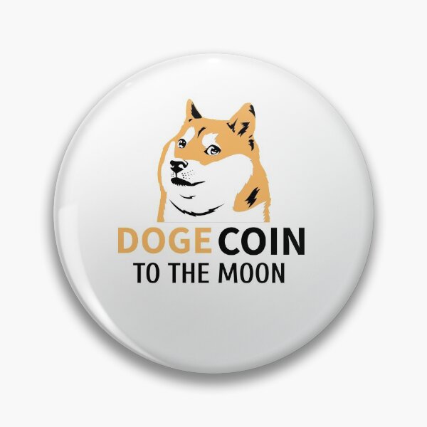 Item preview, Dogecoin To The Moon, Funny Dogecoin Crypto Meme Cute Dogecoin designed and sold by jacks-tees.