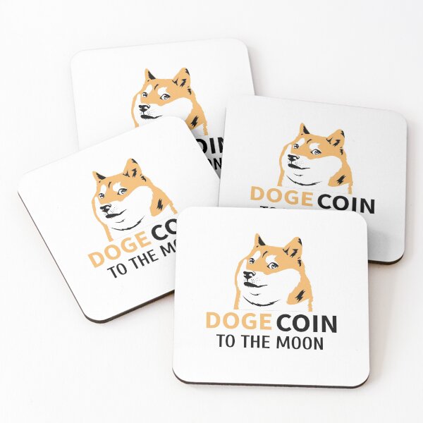 Item preview, Dogecoin To The Moon, Funny Dogecoin Crypto Meme Cute Dogecoin designed and sold by jacks-tees.