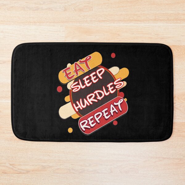 Item preview, eat sleep hurdles repeat designed and sold by hakiseller.