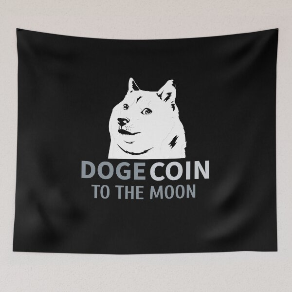 Artikelvorschau, Dogecoin zum Mond, lustiges Dogecoin Crypto Meme Nettes Dogecoin entworfen und verkauft von jacks-tees.