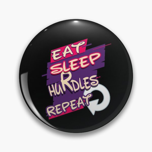 Item preview, eat sleep hurdles repeat designed and sold by hakiseller.