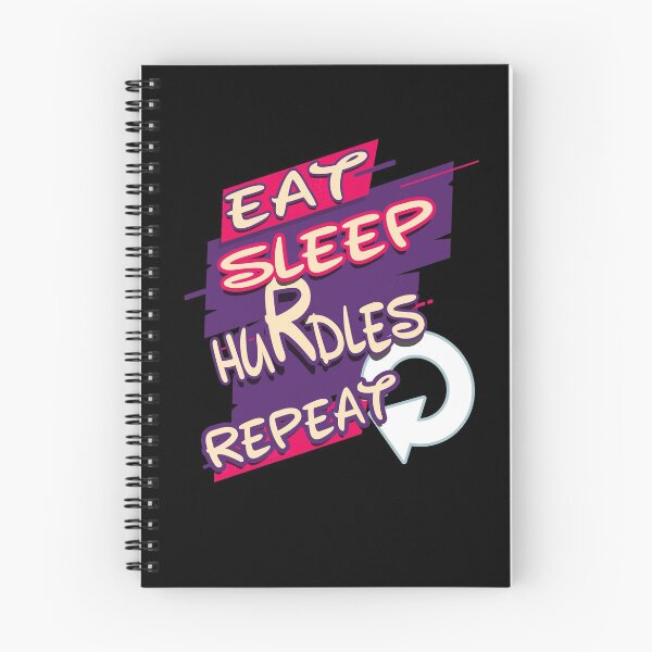Item preview, eat sleep hurdles repeat designed and sold by hakiseller.