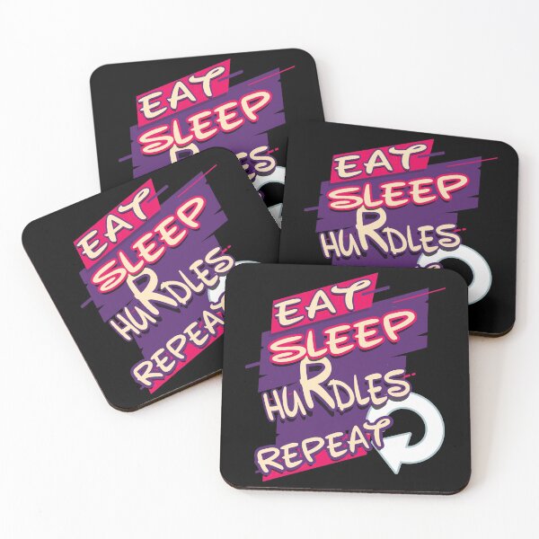 Item preview, eat sleep hurdles repeat designed and sold by hakiseller.