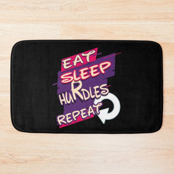 Item preview, eat sleep hurdles repeat designed and sold by hakiseller.
