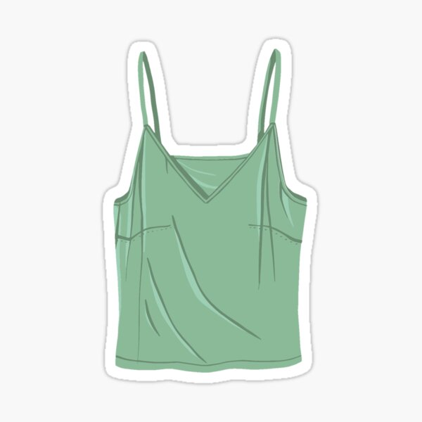 Sage green clothing and accessories  Sticker for Sale by Vaishy13