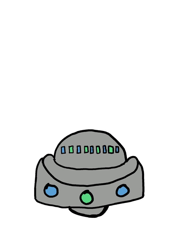 Thumbnail 5 of 5, iPhone Case, Robot UFO designed and sold by PyroPython.