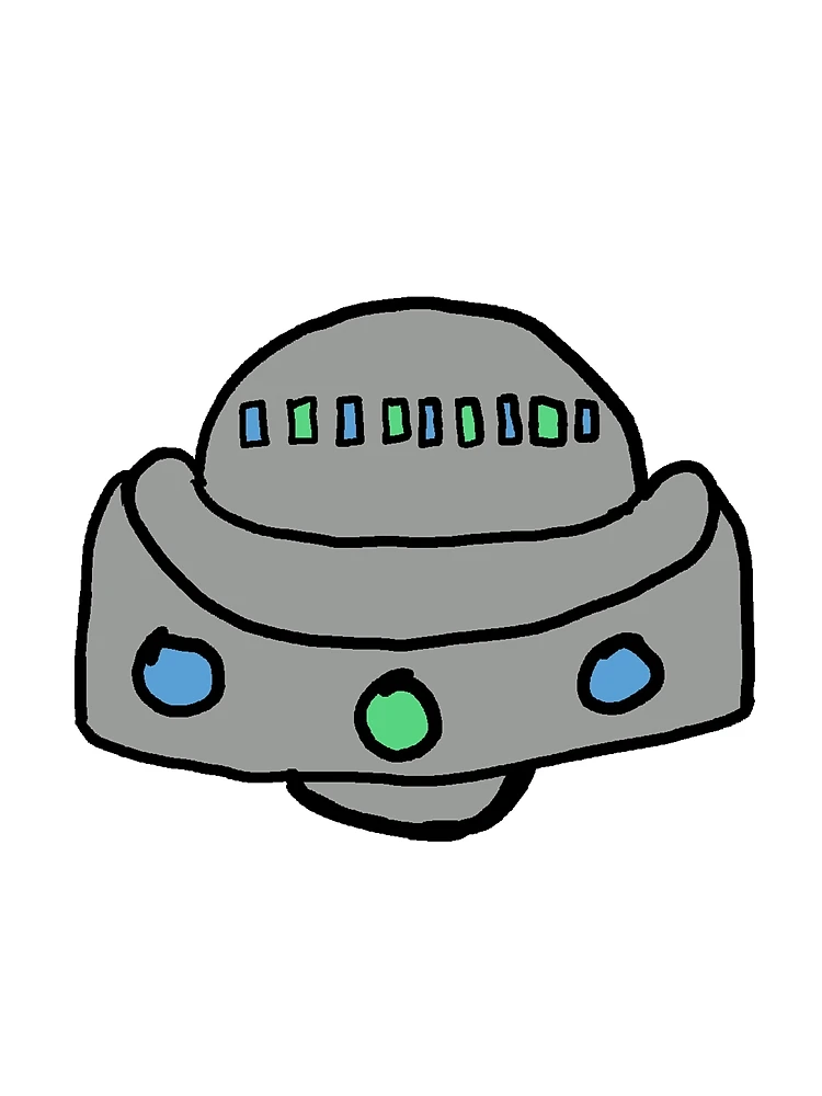 Thumbnail 4 of 4, Graphic T-Shirt, Robot UFO designed and sold by PyroPython.