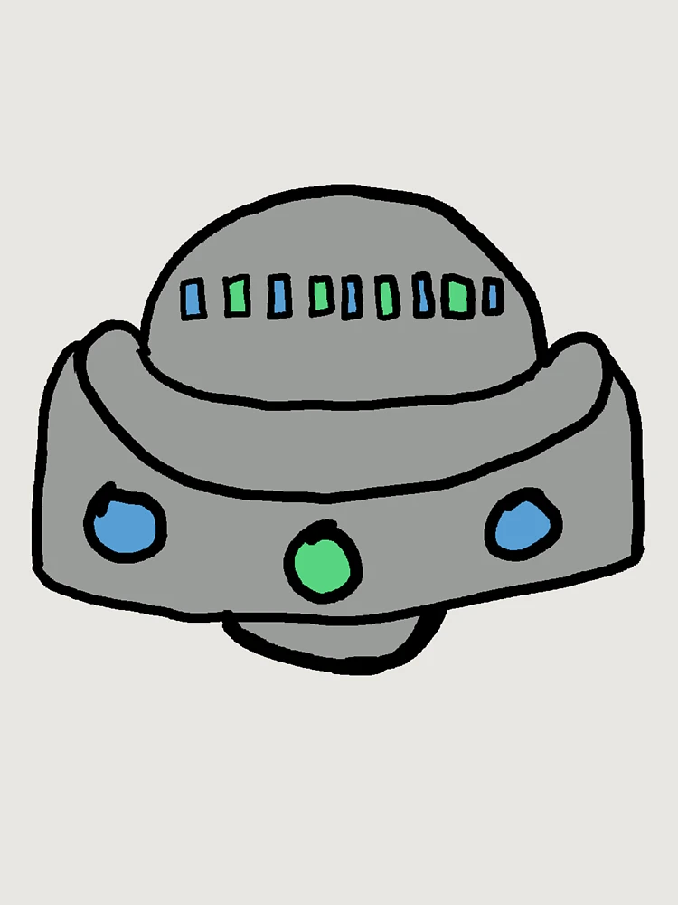 Thumbnail 6 of 6, Premium Oversized Sweatshirt, Robot UFO designed and sold by PyroPython.