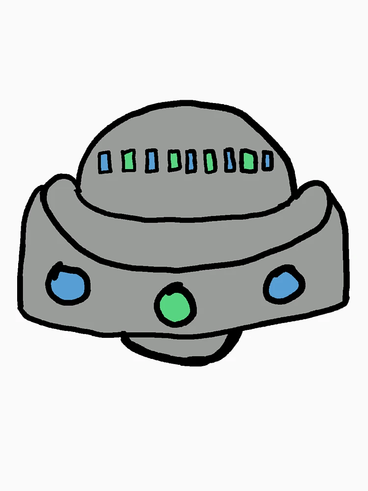 Thumbnail 6 of 6, Pullover Hoodie, Robot UFO designed and sold by PyroPython.