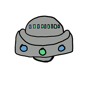 Artwork thumbnail, Robot UFO by PyroPython