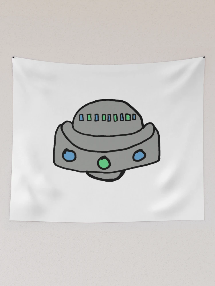 Thumbnail 2 of 3, Tapestry, Robot UFO designed and sold by PyroPython.