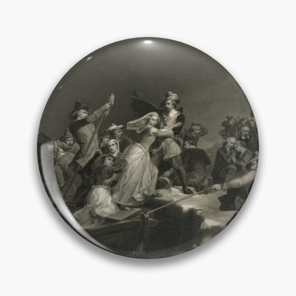 Item preview, Landing of the Pilgrims on Plymouth Rock  designed and sold by allhistory.