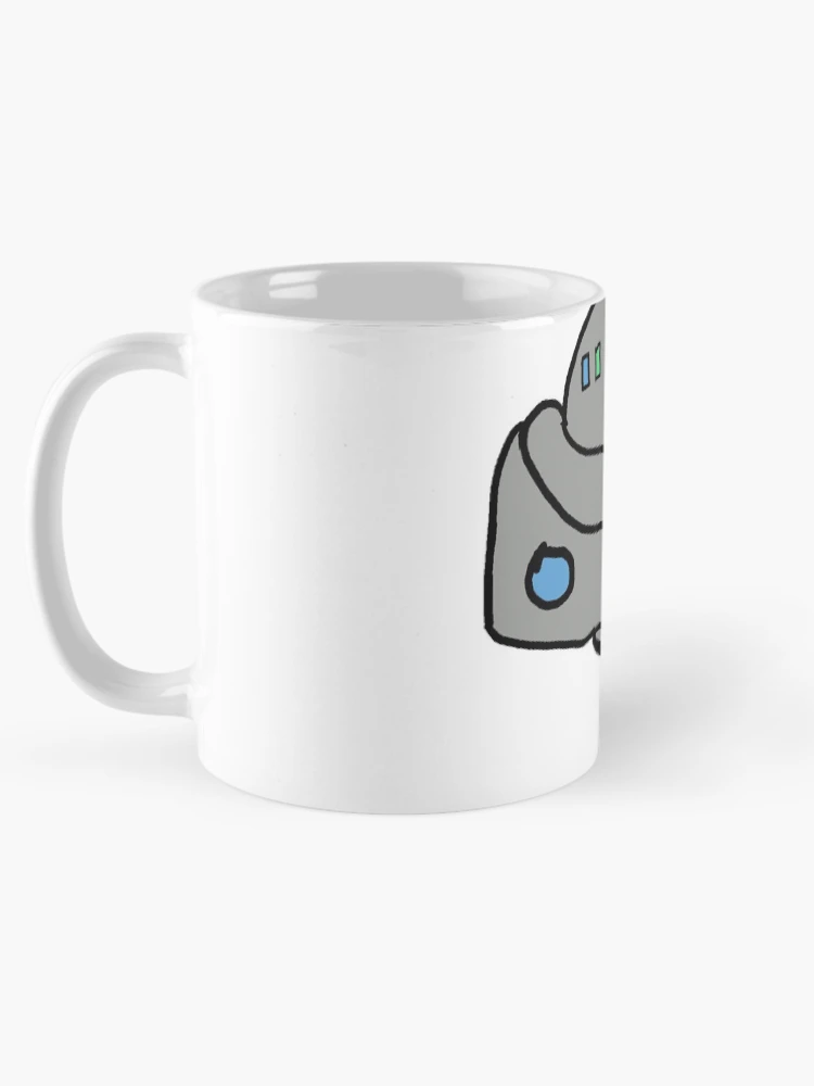 Thumbnail 5 of 6, Coffee Mug, Robot UFO designed and sold by PyroPython.