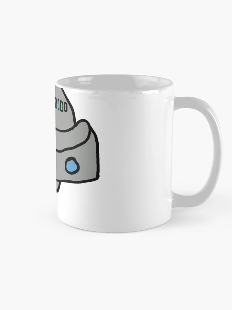 Thumbnail 3 of 6, Coffee Mug, Robot UFO designed and sold by PyroPython.
