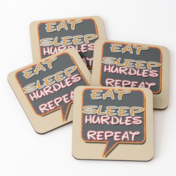 Item preview, eat sleep hurdles repeat designed and sold by hakiseller.