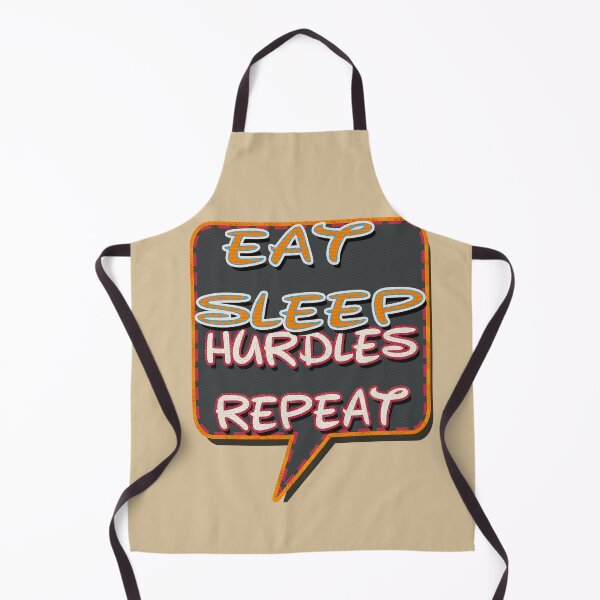Item preview, eat sleep hurdles repeat designed and sold by hakiseller.