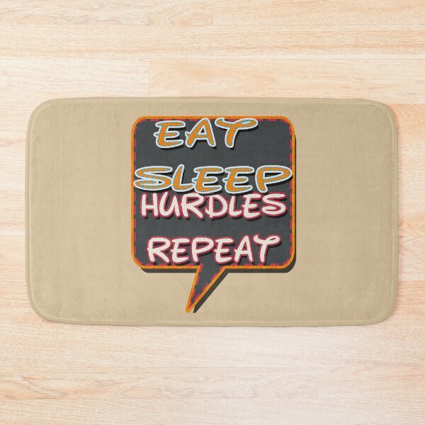 Item preview, eat sleep hurdles repeat designed and sold by hakiseller.