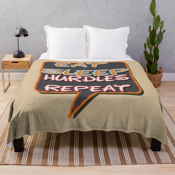 Item preview, eat sleep hurdles repeat designed and sold by hakiseller.