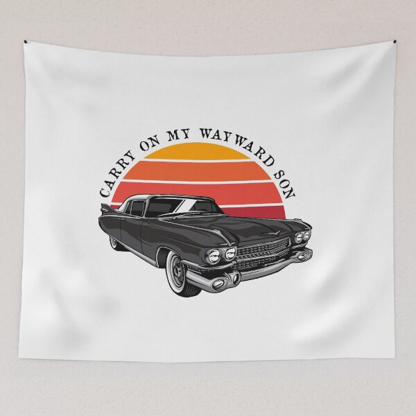 Item preview, Carry on my Wayward Son TShirt - Vintage Retro Funny Gift T-Shirt designed and sold by TheFlipRepublic.