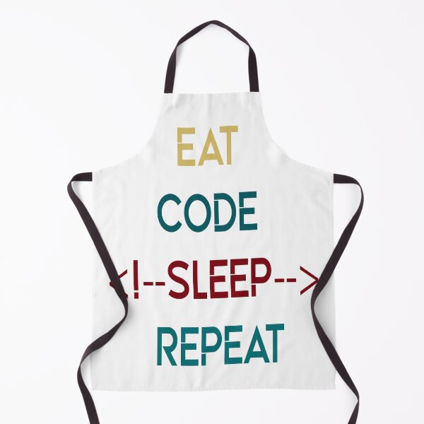 Item preview, Eat Sleep Code Repeat designed and sold by Halia Falih.