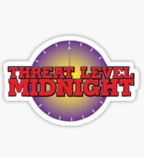Threat Level Midnight Sticker