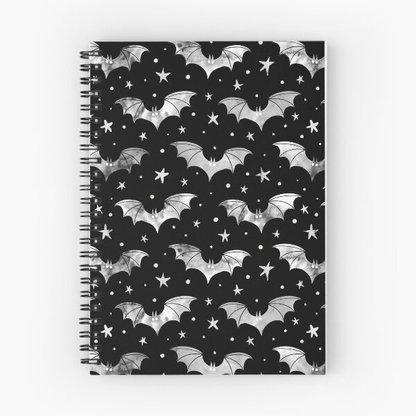 Item preview,  Watercolor Bats Grey on Black designed and sold by Paisley Yazel.