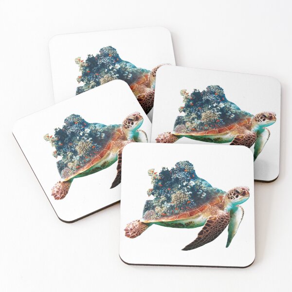Item preview, Sea Turtle Double Exposure designed and sold by Saryu Art and Design.