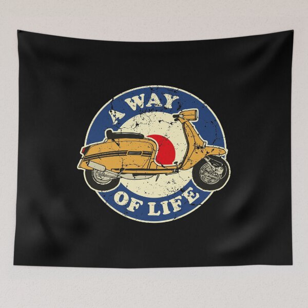 Item preview, A way of Life - Aged Scooterist Mod Design with Lambretta designed and sold by peterpaz.