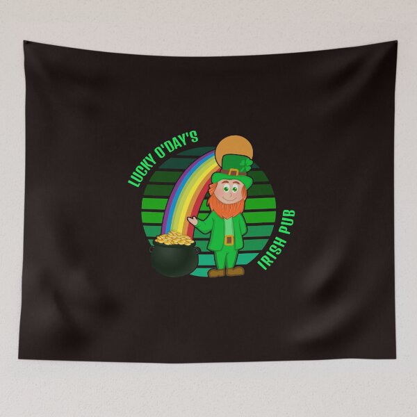 Item preview, Lucky O'Day's Irish Pub Happy St. Paddy's Leprechaun designed and sold by davestees506.