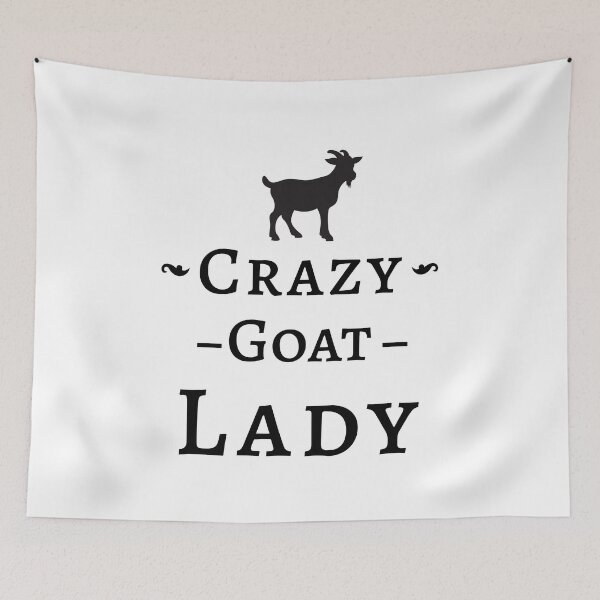 Item preview, Crazy Goat Lady designed and sold by RusticHouse.