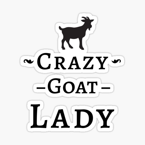 Item preview, Crazy Goat Lady designed and sold by RusticHouse.