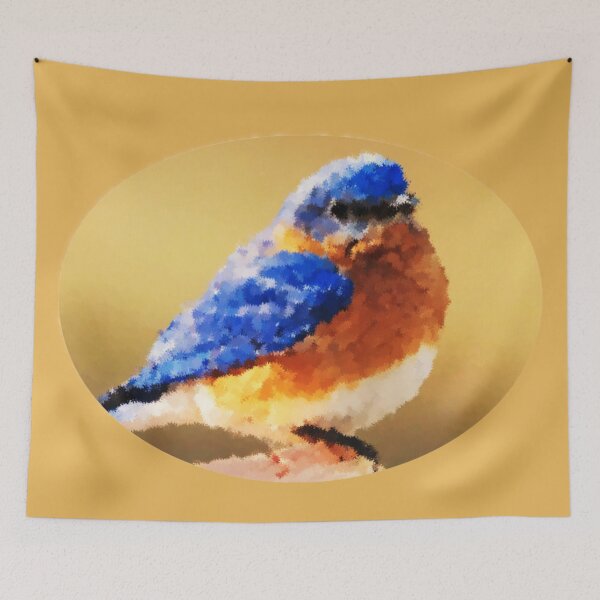 Item preview, BLUEBIRD PORTRAIT designed and sold by THE AMERICAN TEEVANGELIST.