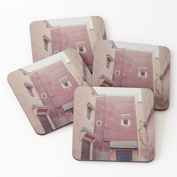 Item preview, Pink and red streets of Marrakech medina, Morocco designed and sold by Morocco Marrakech Photo Prints.