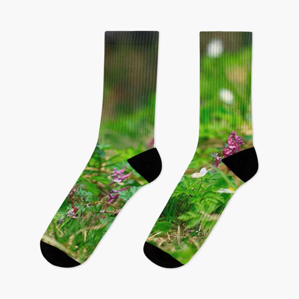 Item preview, Green field with flowers designed and sold by Artdianarada.