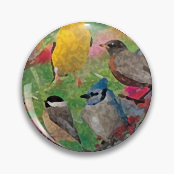 Item preview, BACKYARD BIRDS PAINTING designed and sold by THE AMERICAN TEEVANGELIST.