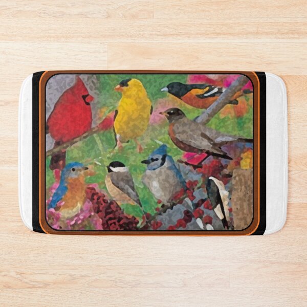 Item preview, BACKYARD BIRDS PAINTING designed and sold by THE AMERICAN TEEVANGELIST.