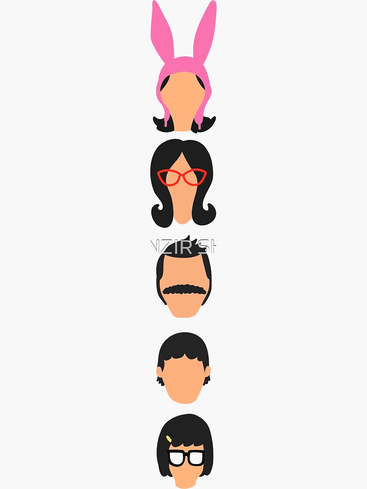 "The Belchers" Sticker for Sale by XANZIR SHOP Redbubble